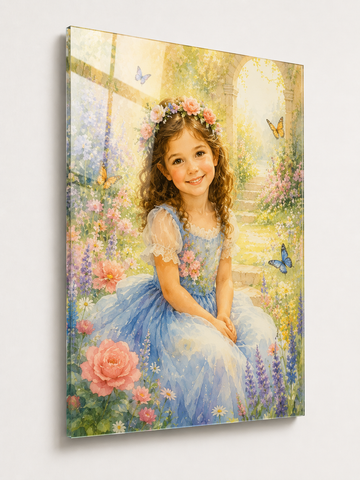 Custom Secret Garden Kids Portrait
