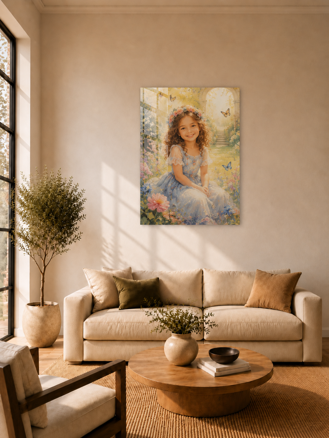 Custom Secret Garden Kids Portrait