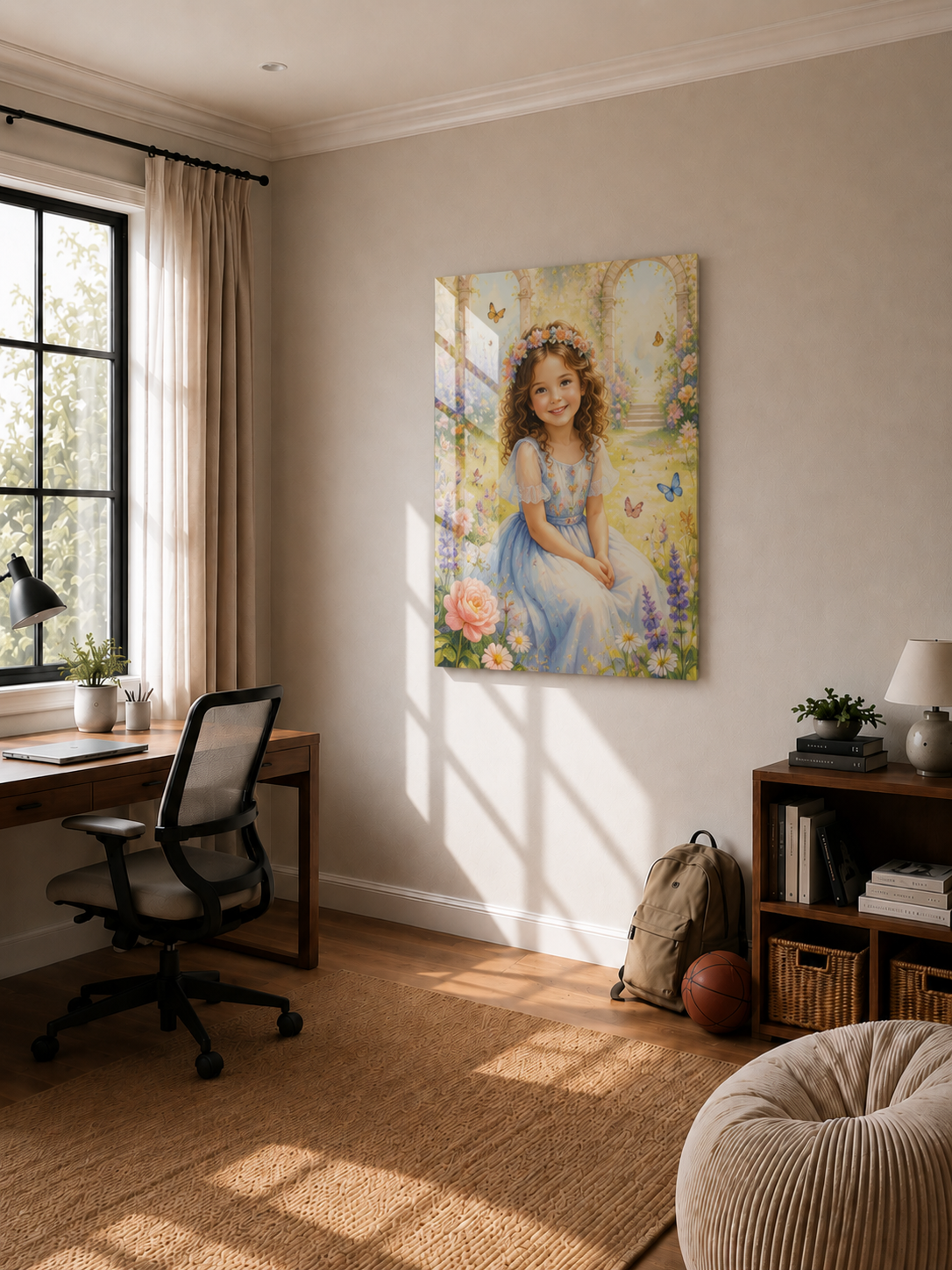Custom Secret Garden Kids Portrait