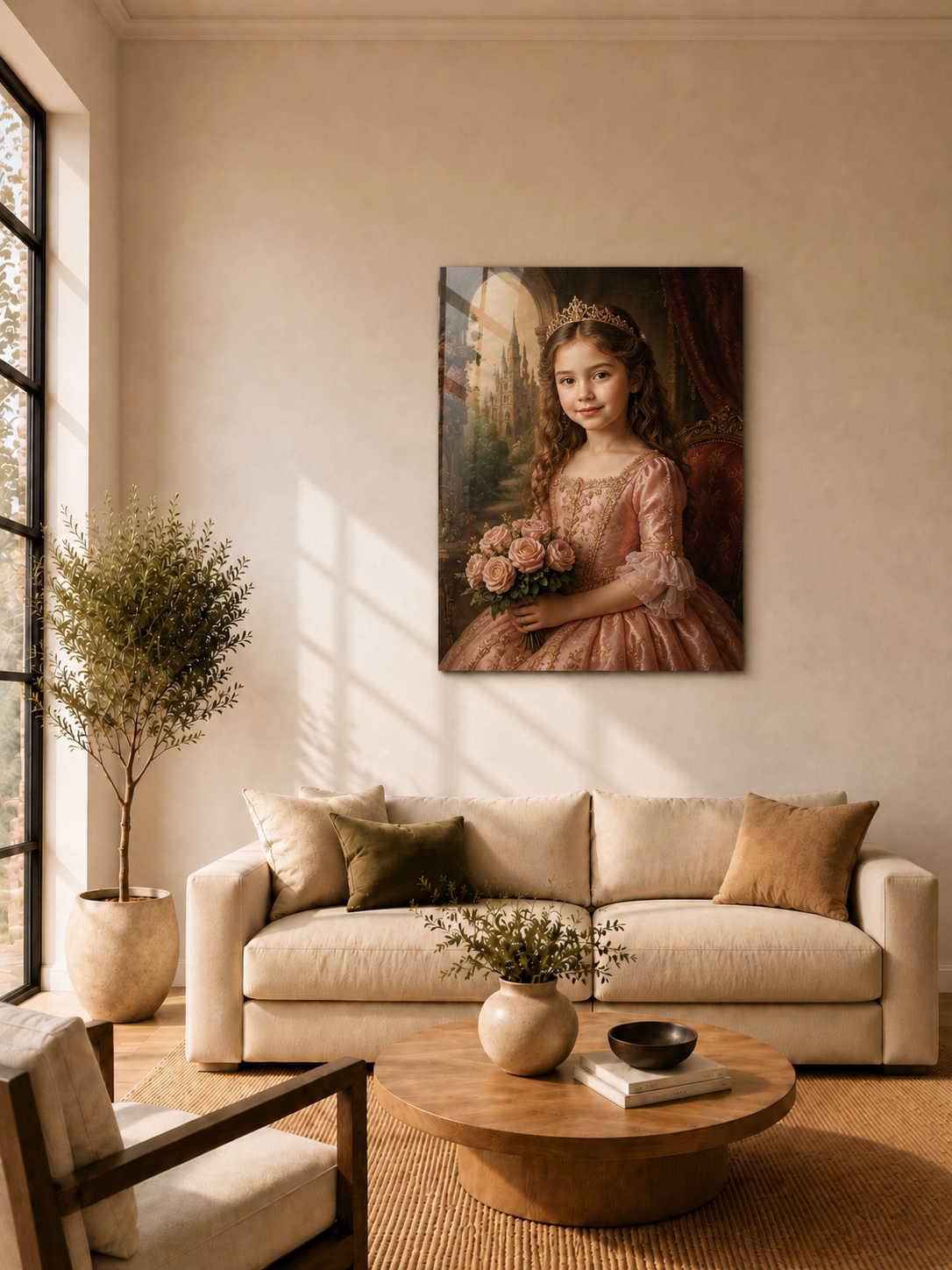Custom Royal Princess Kids Portrait