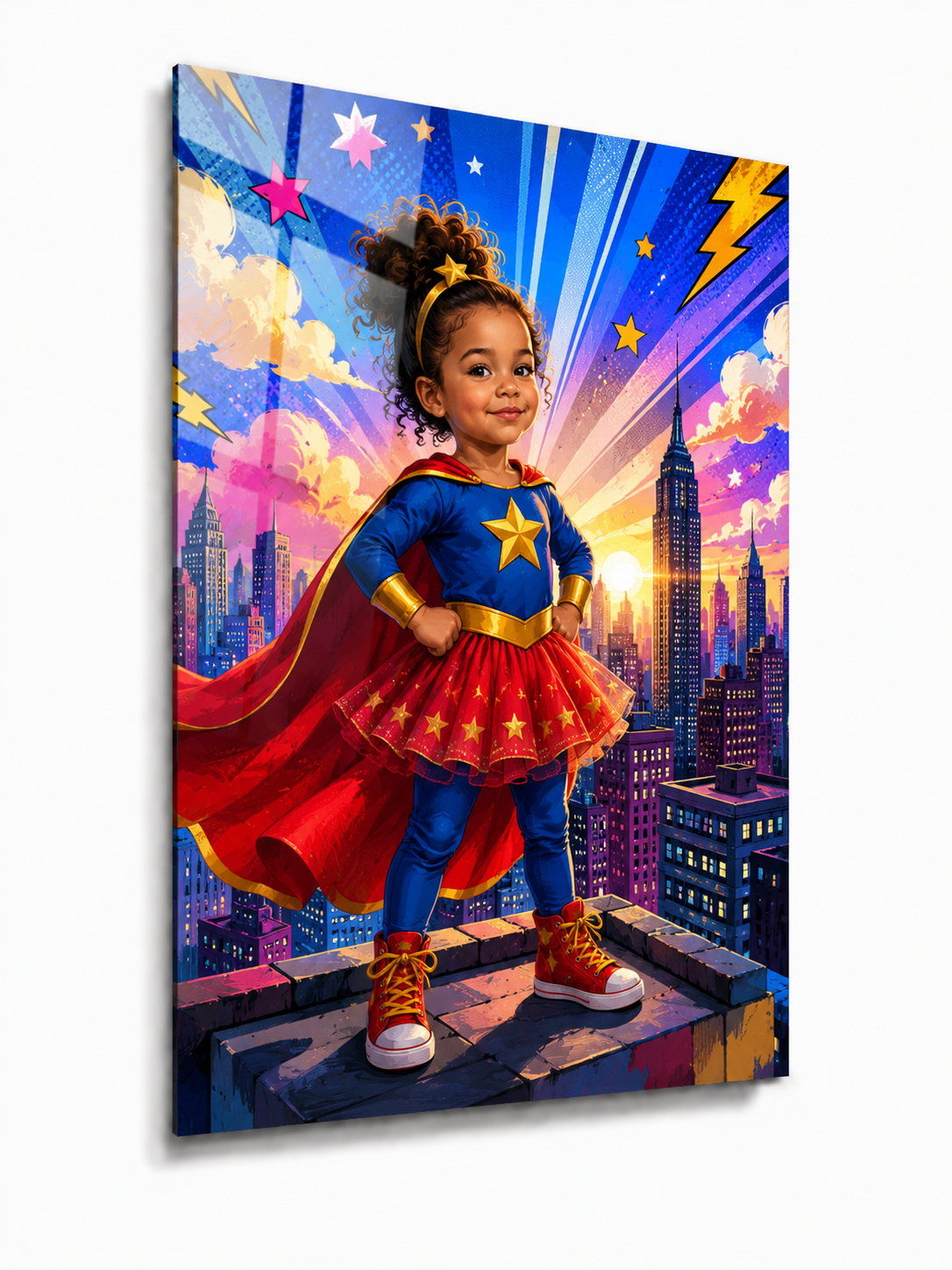 Custom Superhero Kids Portrait