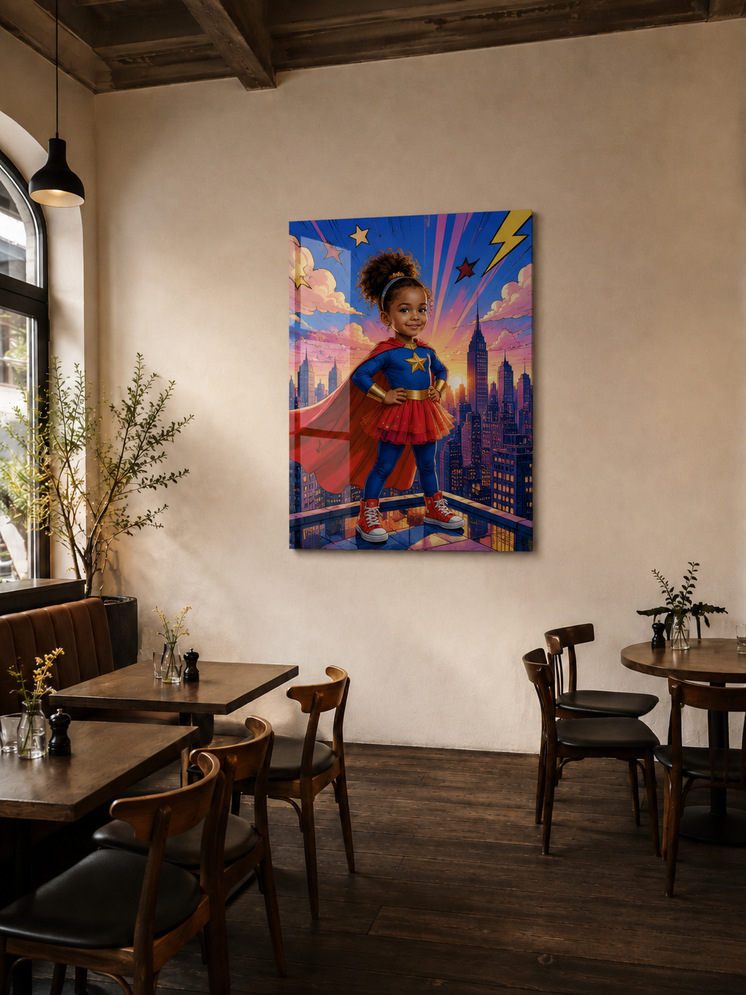 Custom Superhero Kids Portrait