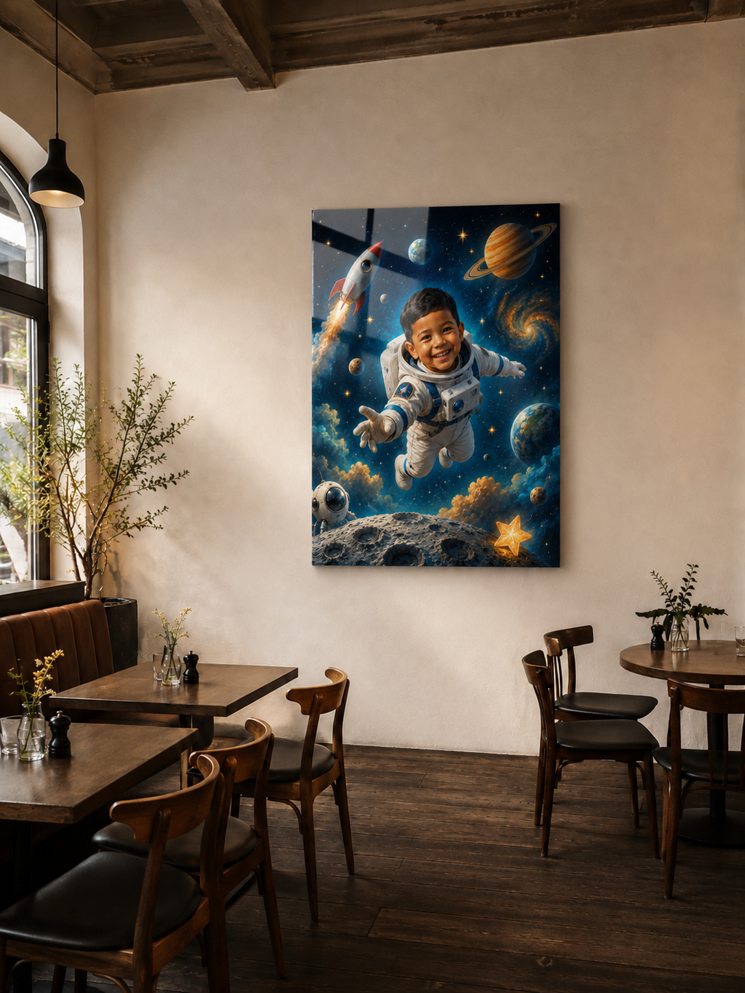 Custom Astronaut Kids Portrait
