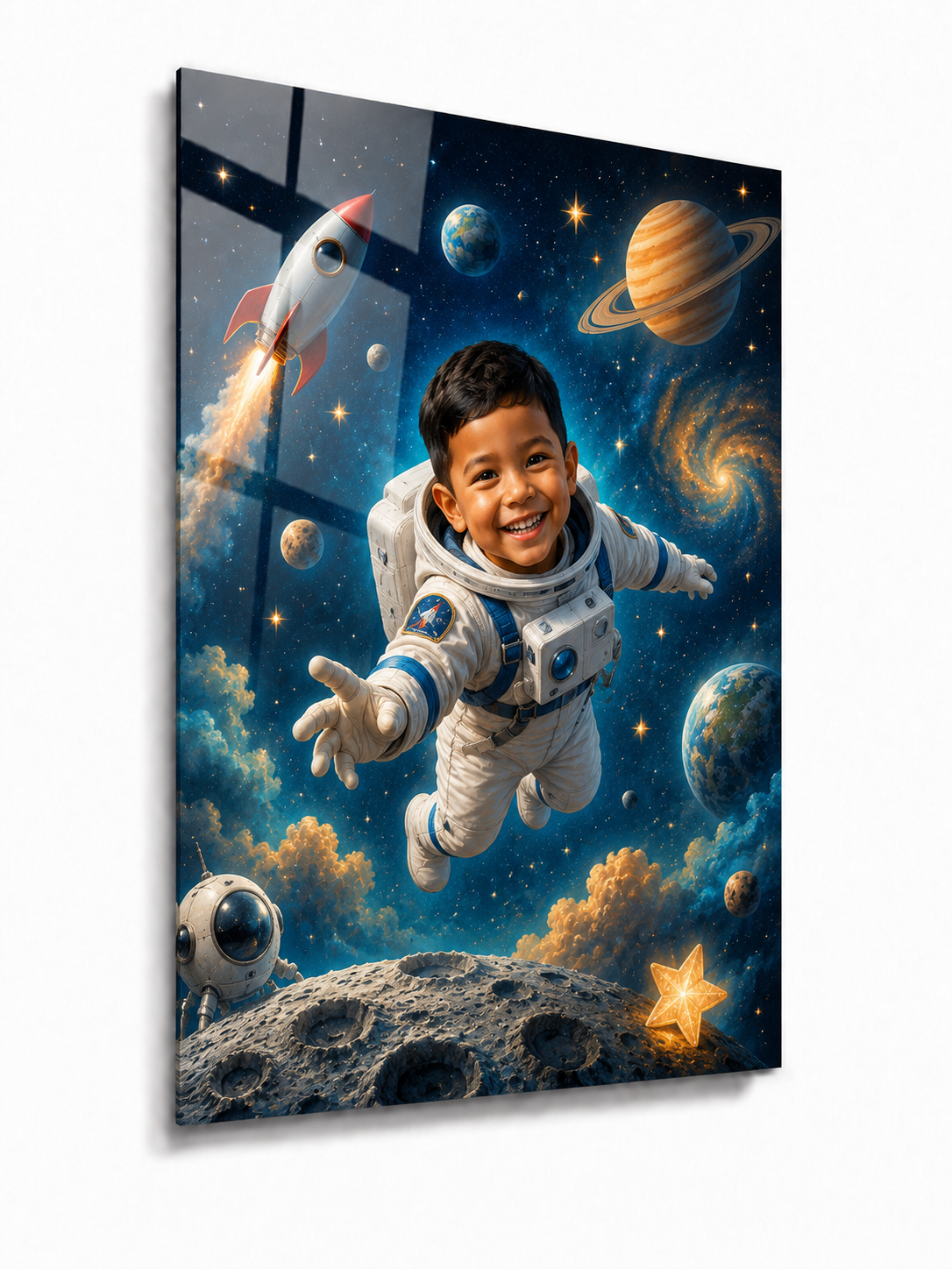 Custom Astronaut Kids Portrait