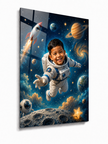 Custom Astronaut Kids Portrait