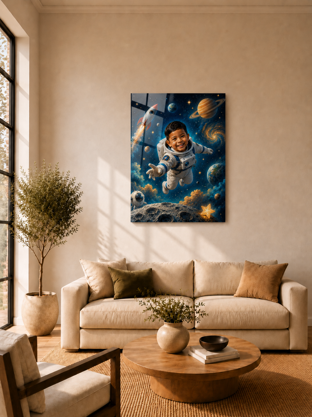 Custom Astronaut Kids Portrait