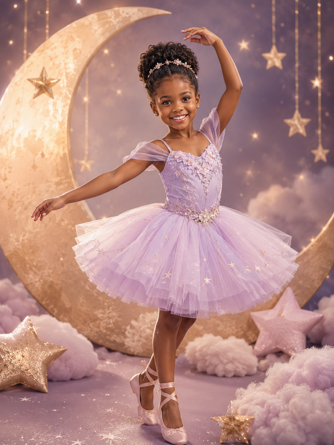 Custom Ballerina Kids Portrait