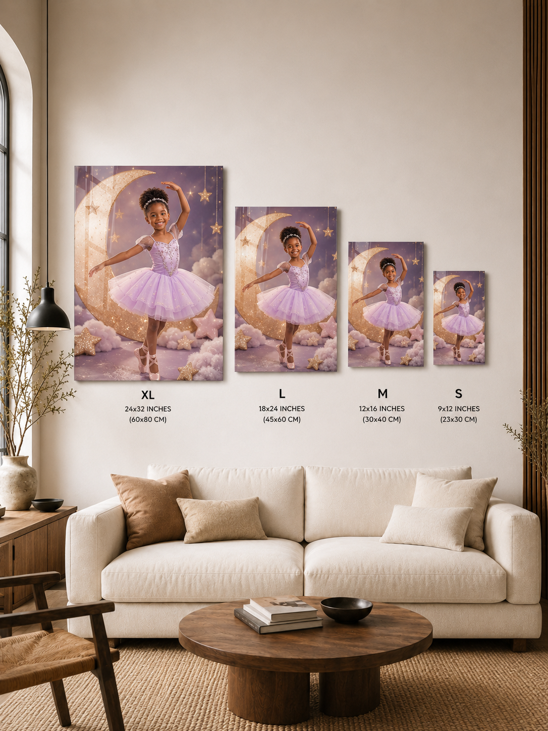 Custom Ballerina Kids Portrait