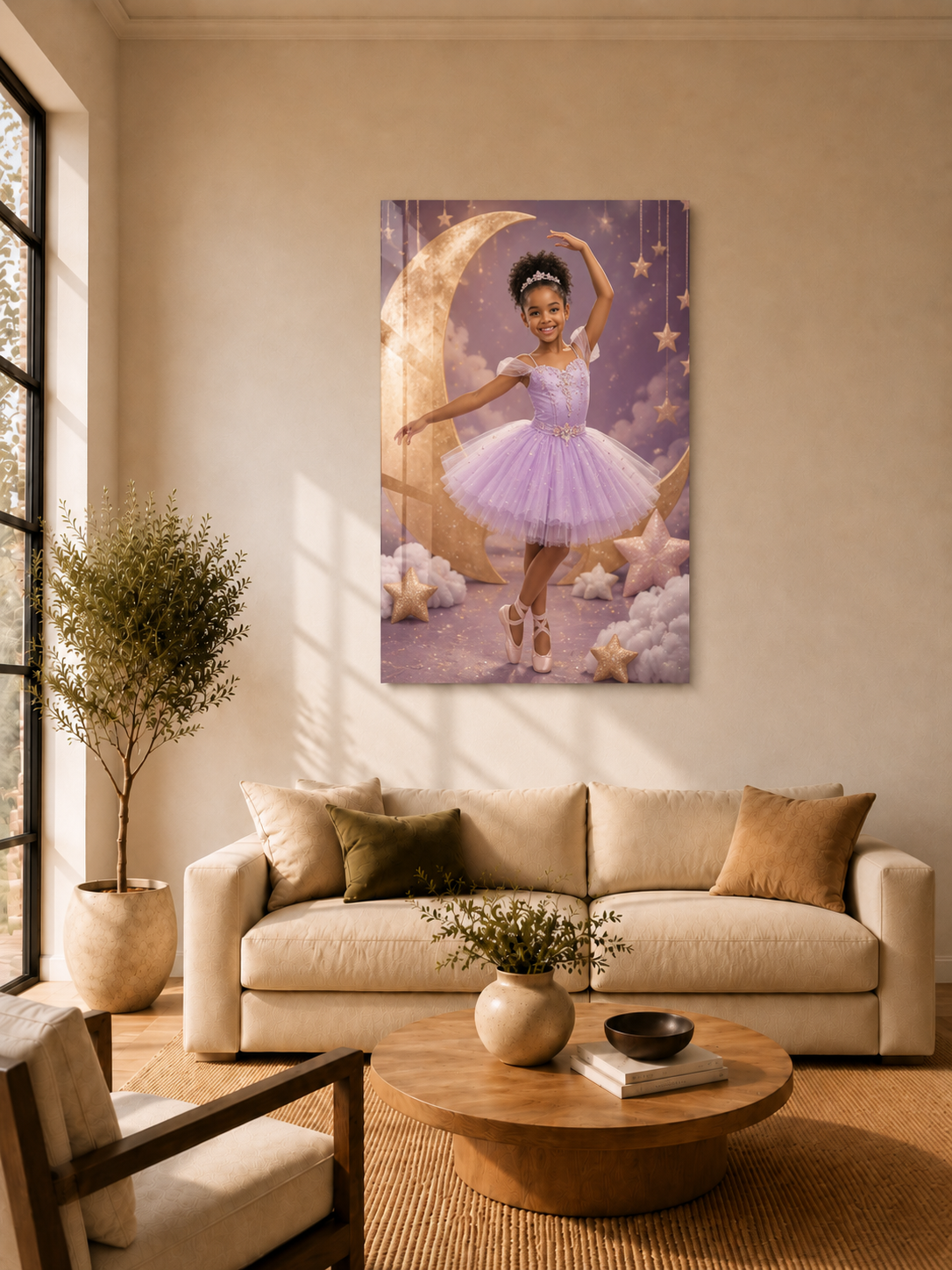 Custom Ballerina Kids Portrait