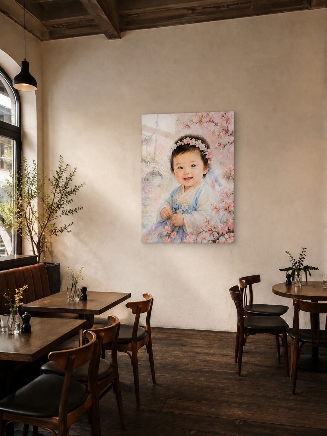 Custom Watercolor Kids Portrait