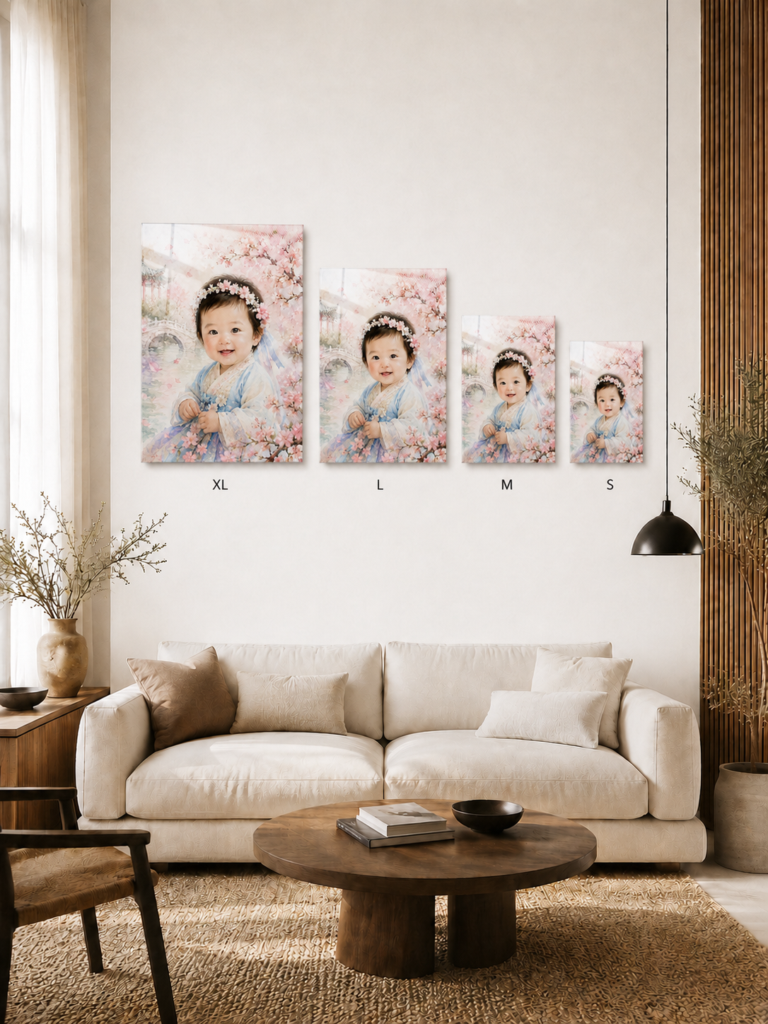 Custom Watercolor Kids Portrait