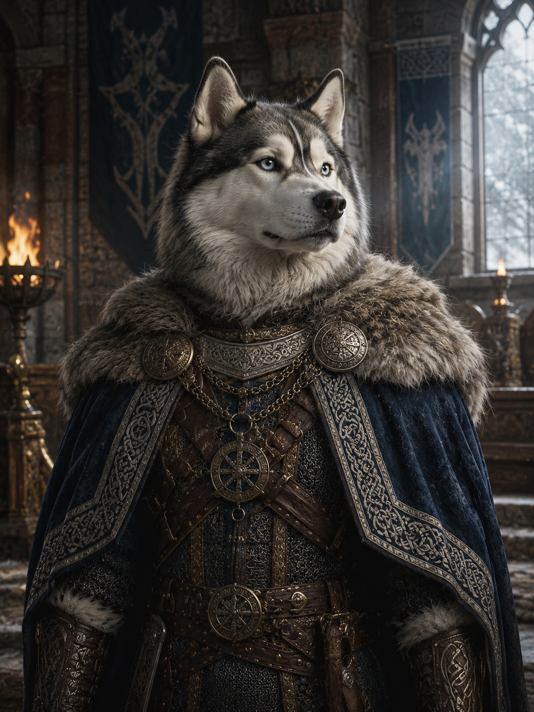 Custom The Viking Husky