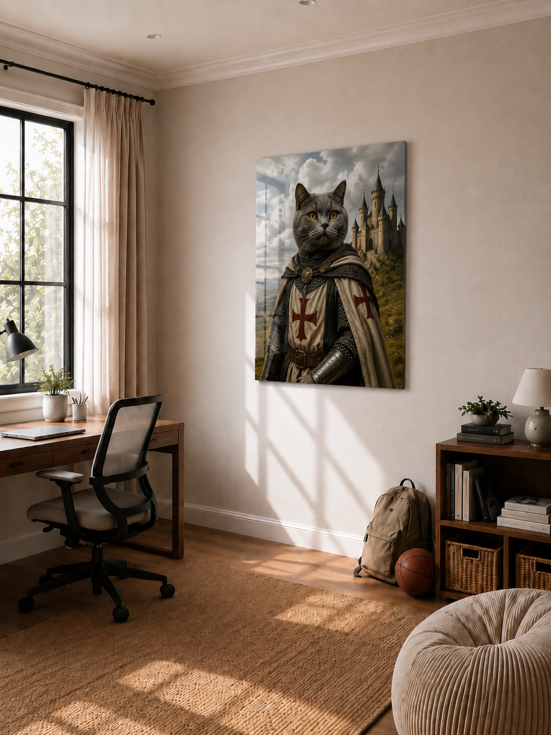 Custom The Knight Templar Cat