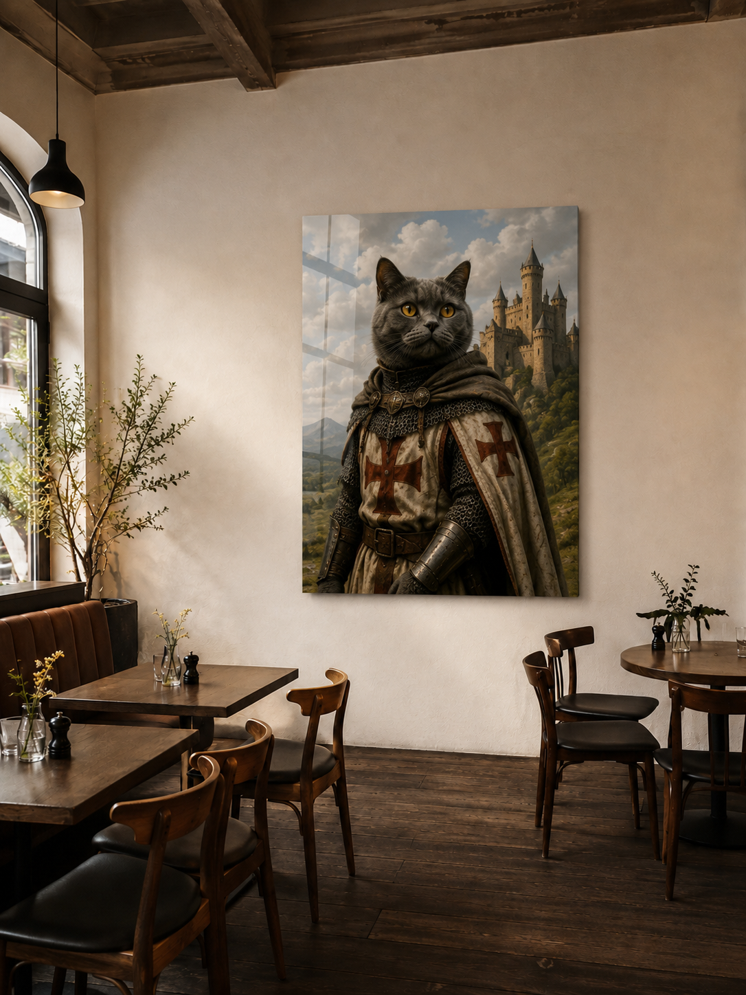 Custom The Knight Templar Cat
