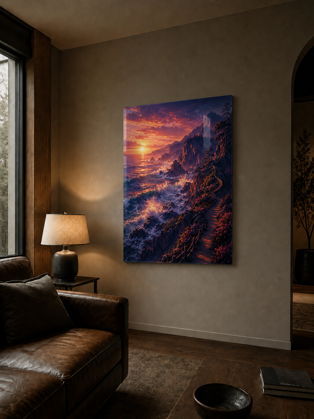 Dramatic Ocean Sunset