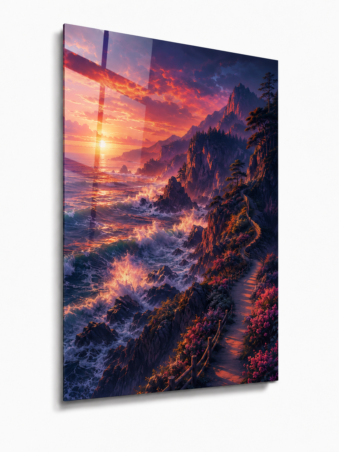 Dramatic Ocean Sunset