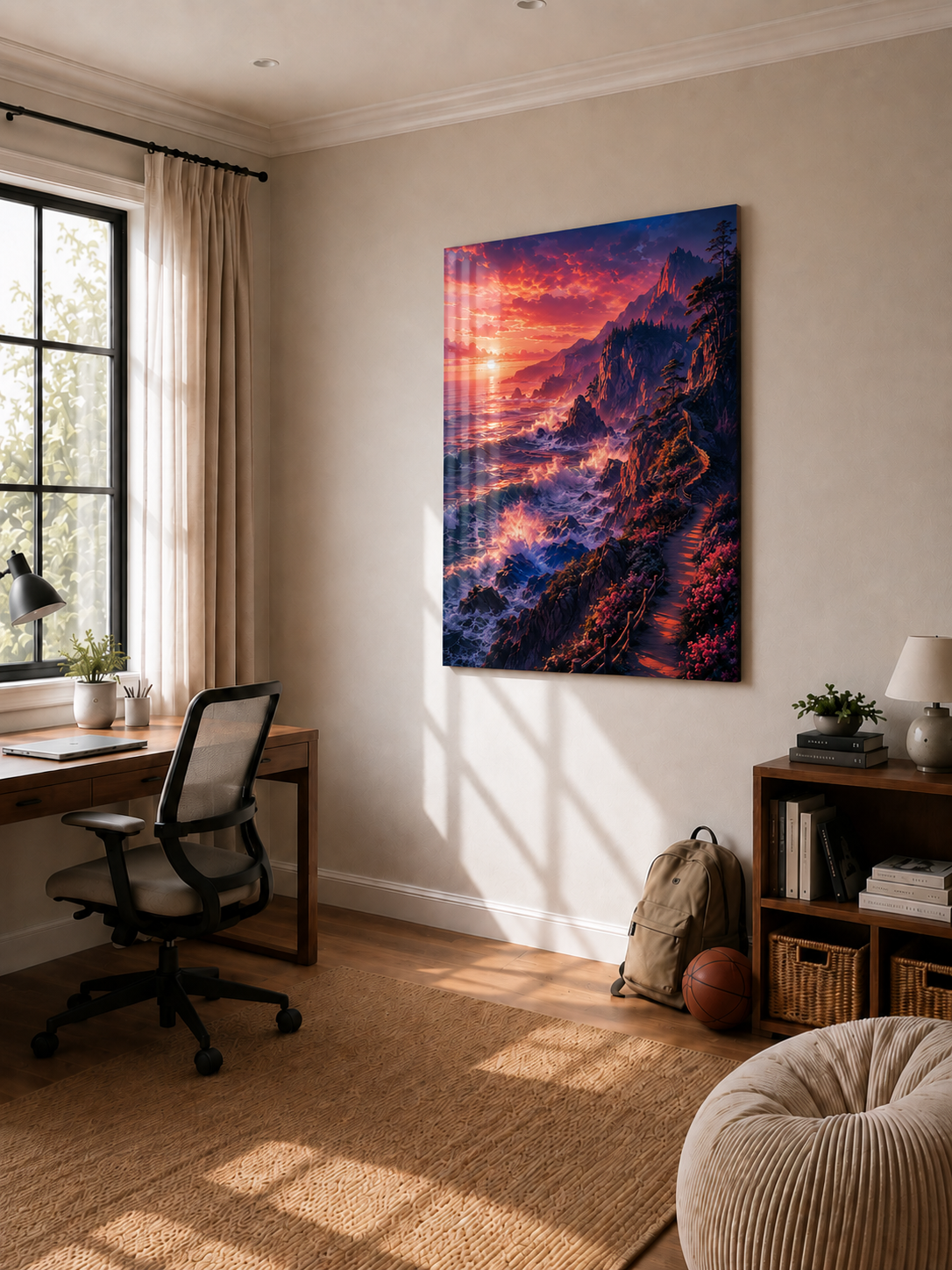 Dramatic Ocean Sunset