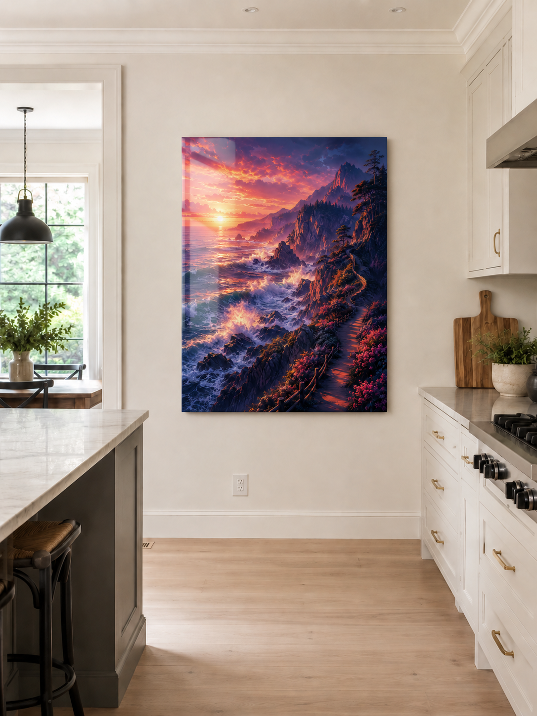 Dramatic Ocean Sunset