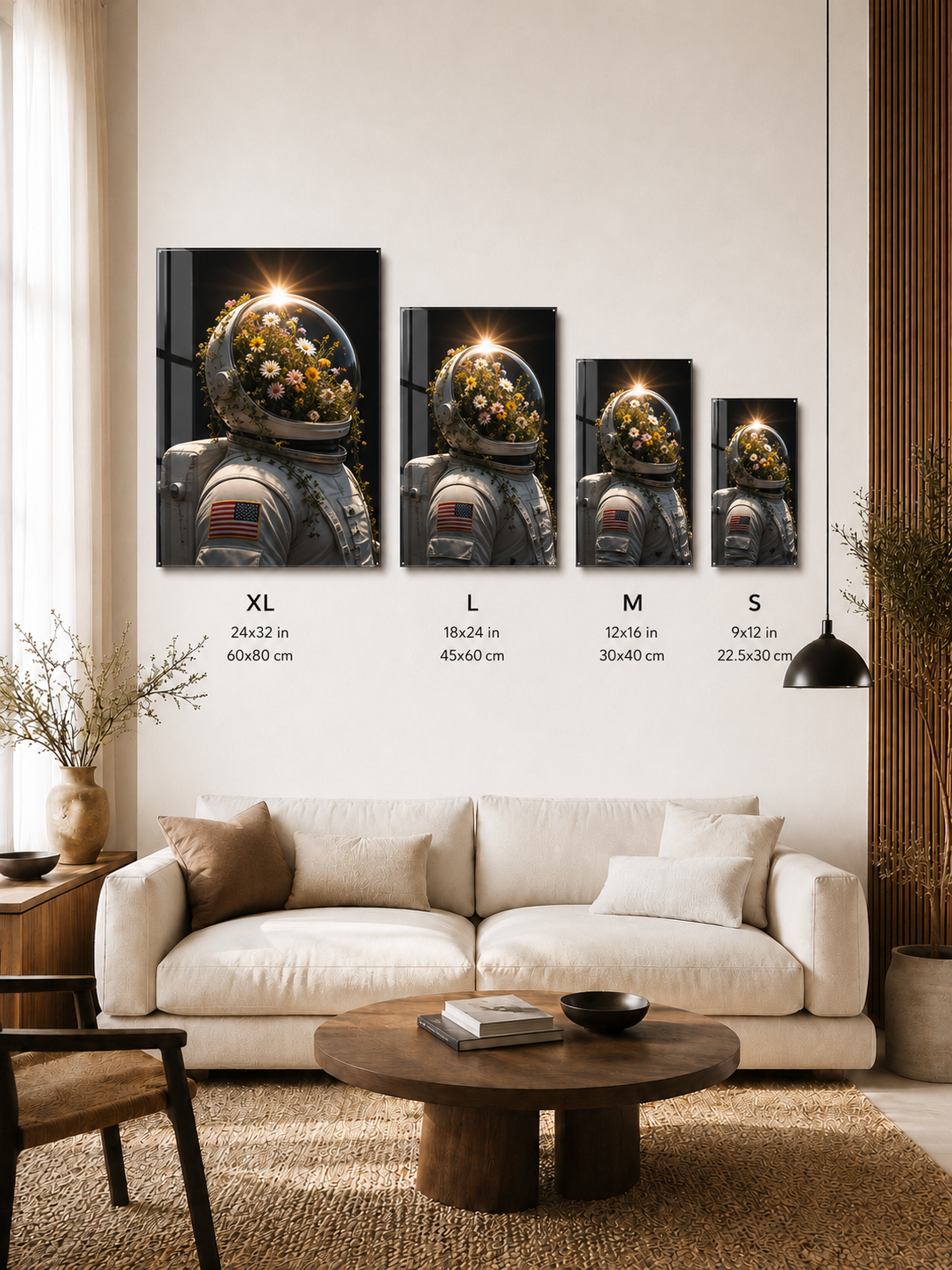 Floral Astronaut Helmet