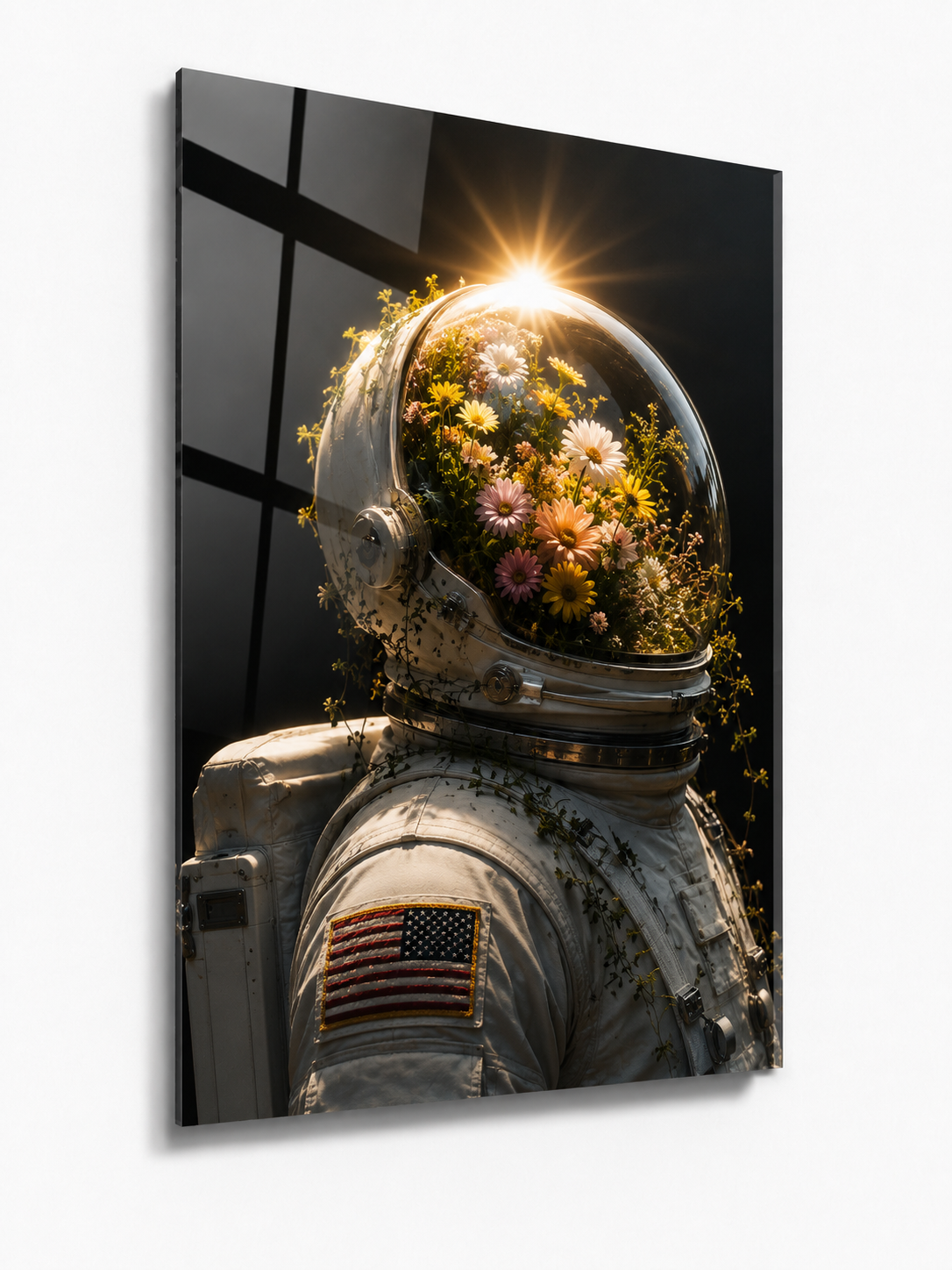 Floral Astronaut Helmet