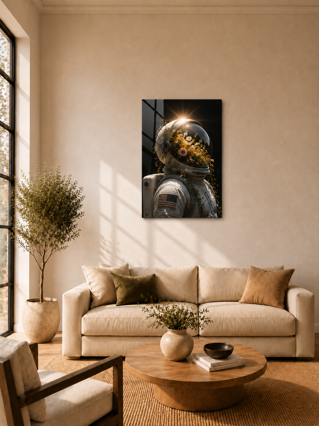 Floral Astronaut Helmet