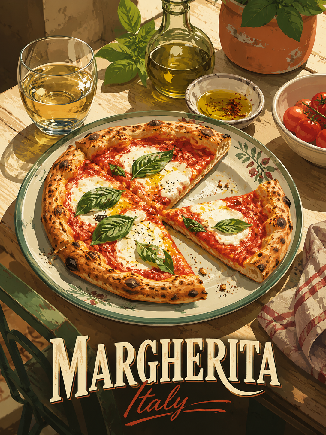 Vintage Italian Pizza
