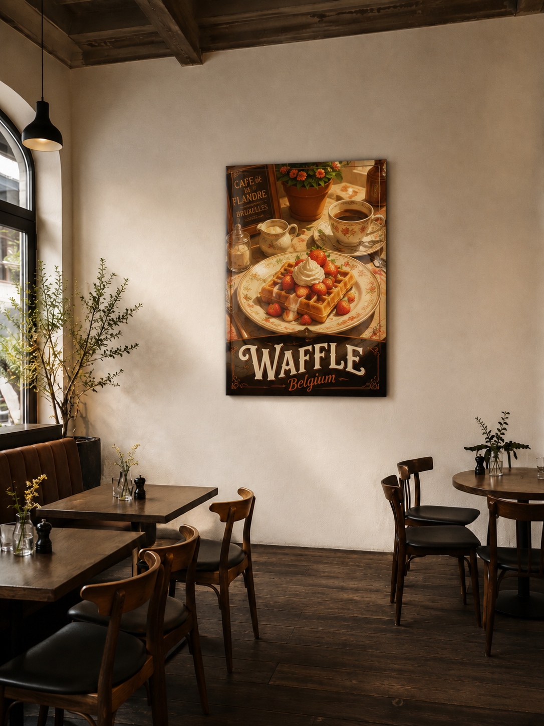 Vintage Belgium Waffle