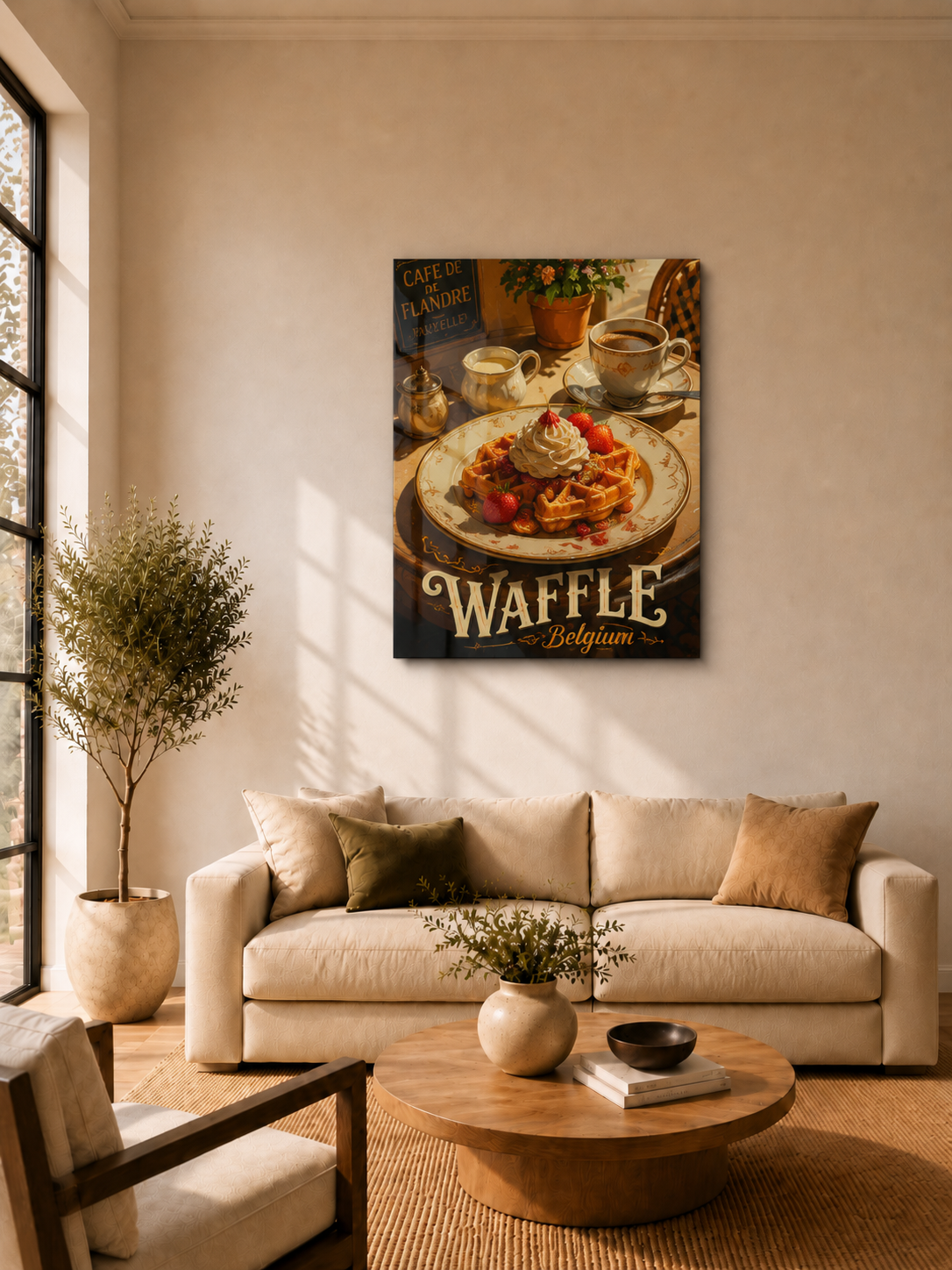Vintage Belgium Waffle