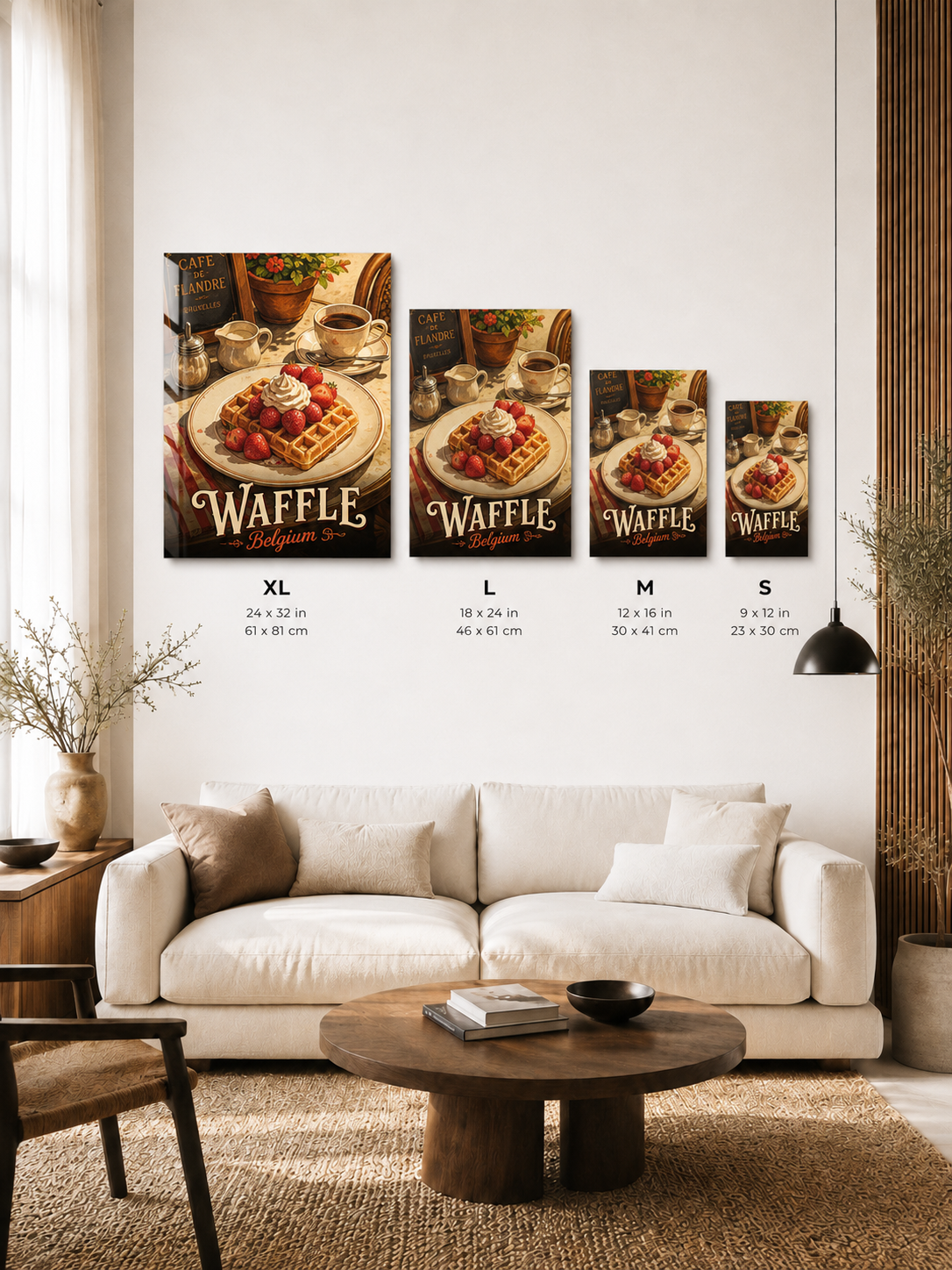 Vintage Belgium Waffle