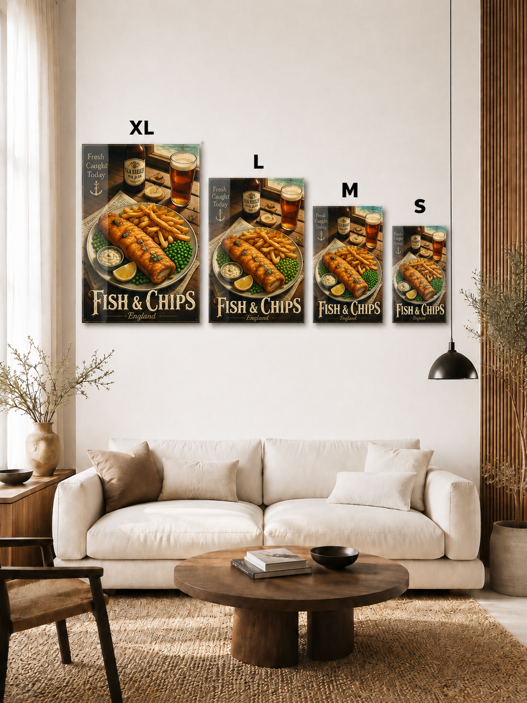 Vintage British Fish and Chips