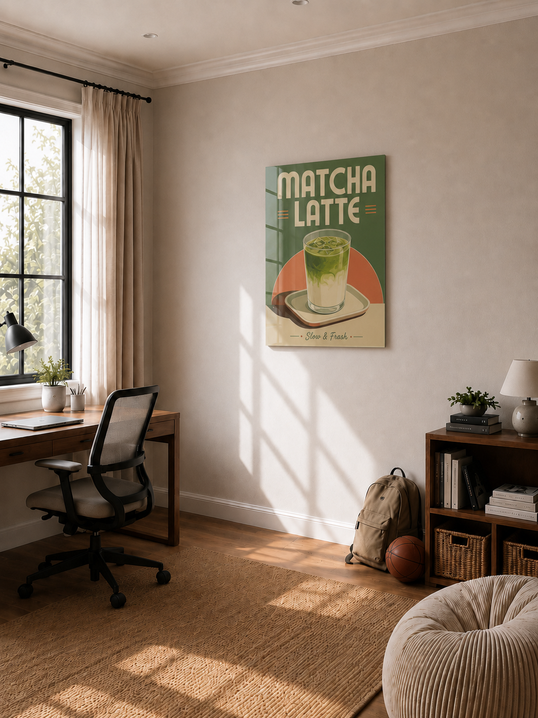 Vintage Matcha Latte