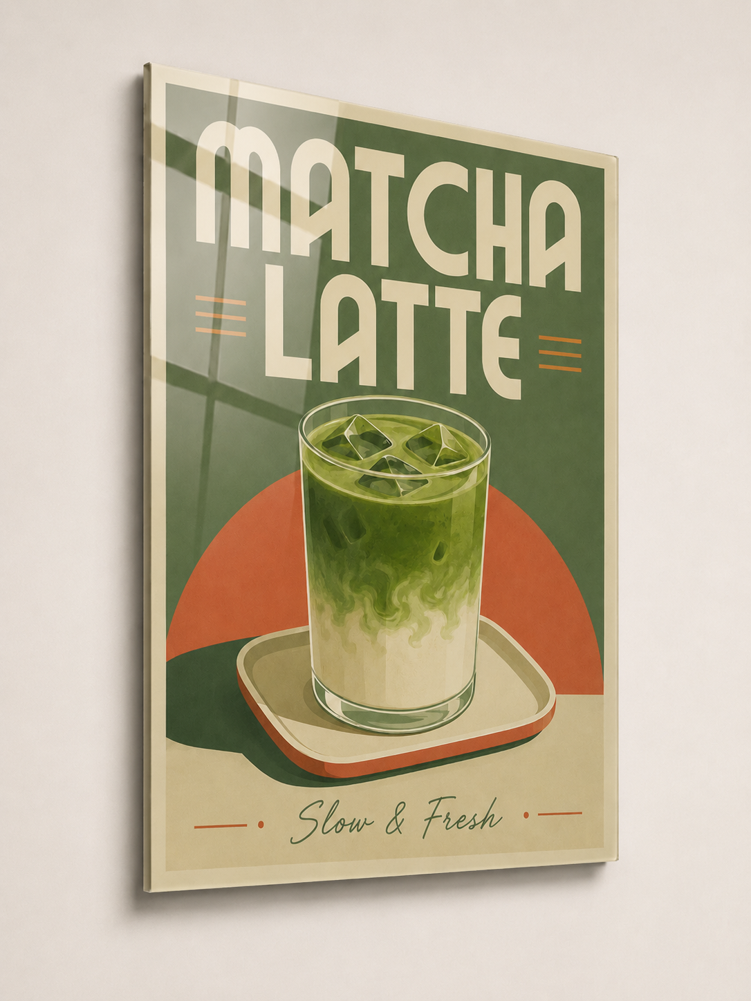 Vintage Matcha Latte