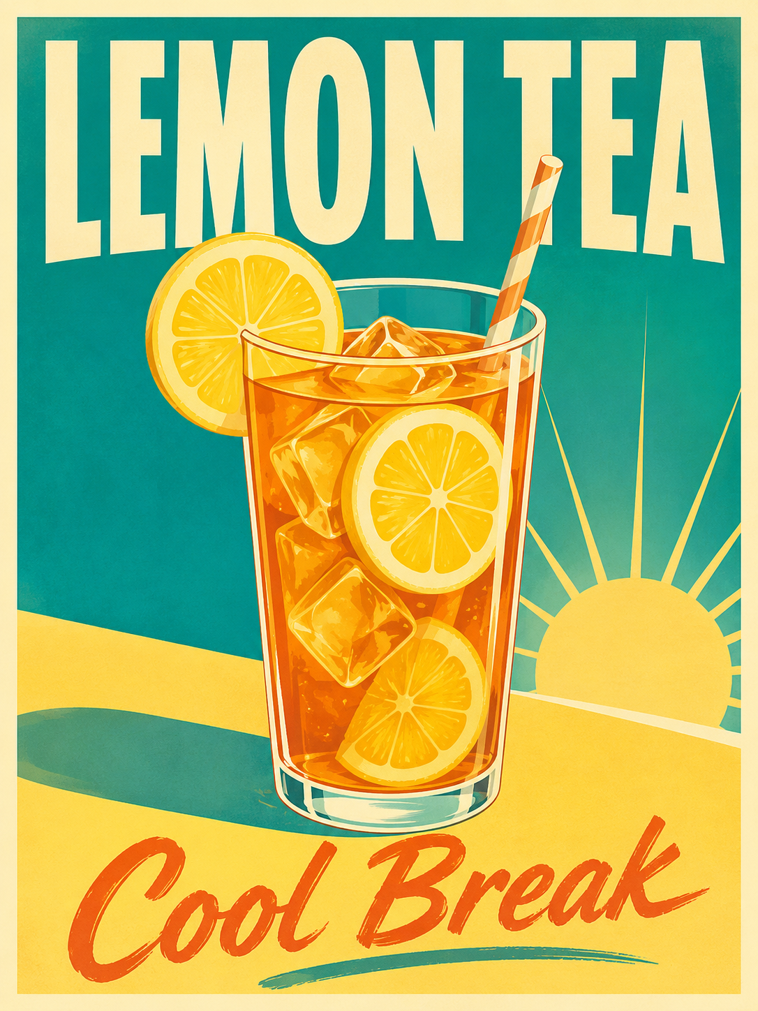 Vintage Lemon Tea