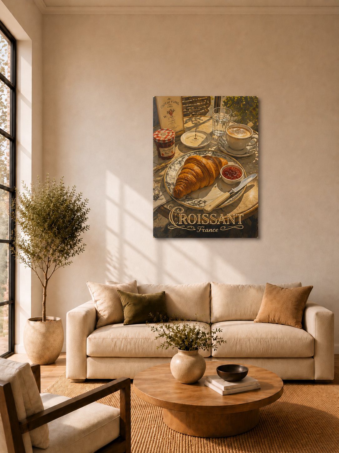 Vintage French Croissant