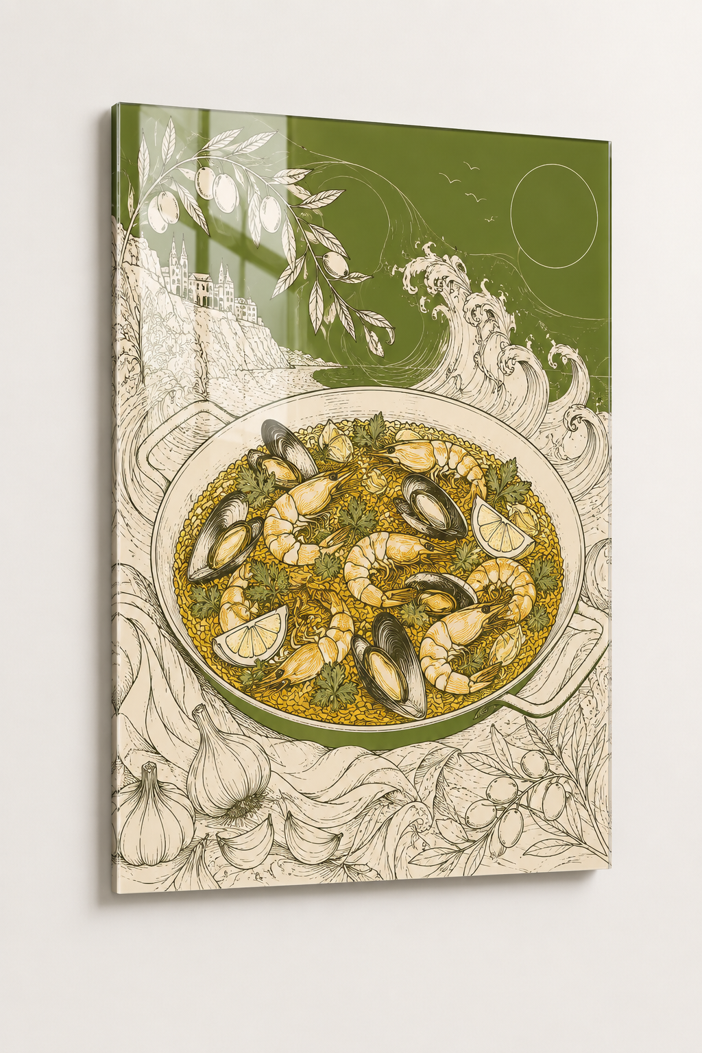 Vintage Spanish Paella