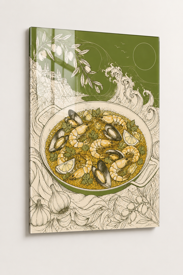 Vintage Spanish Paella