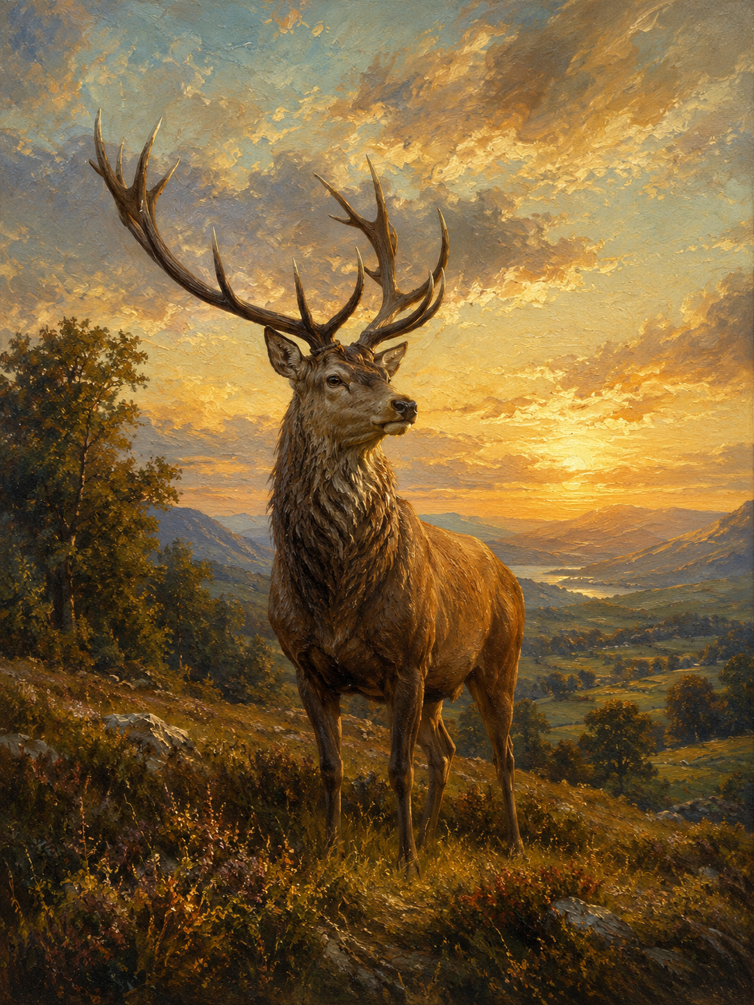 Golden Hour Deer