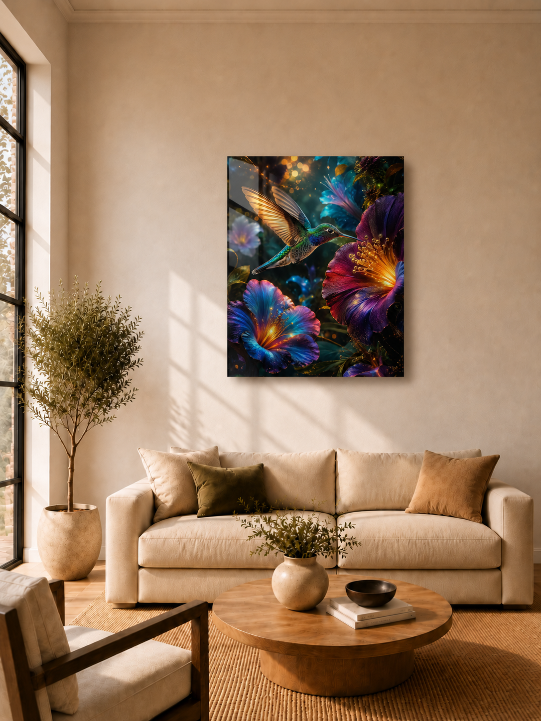 Vibrant Tropical Hummingbird