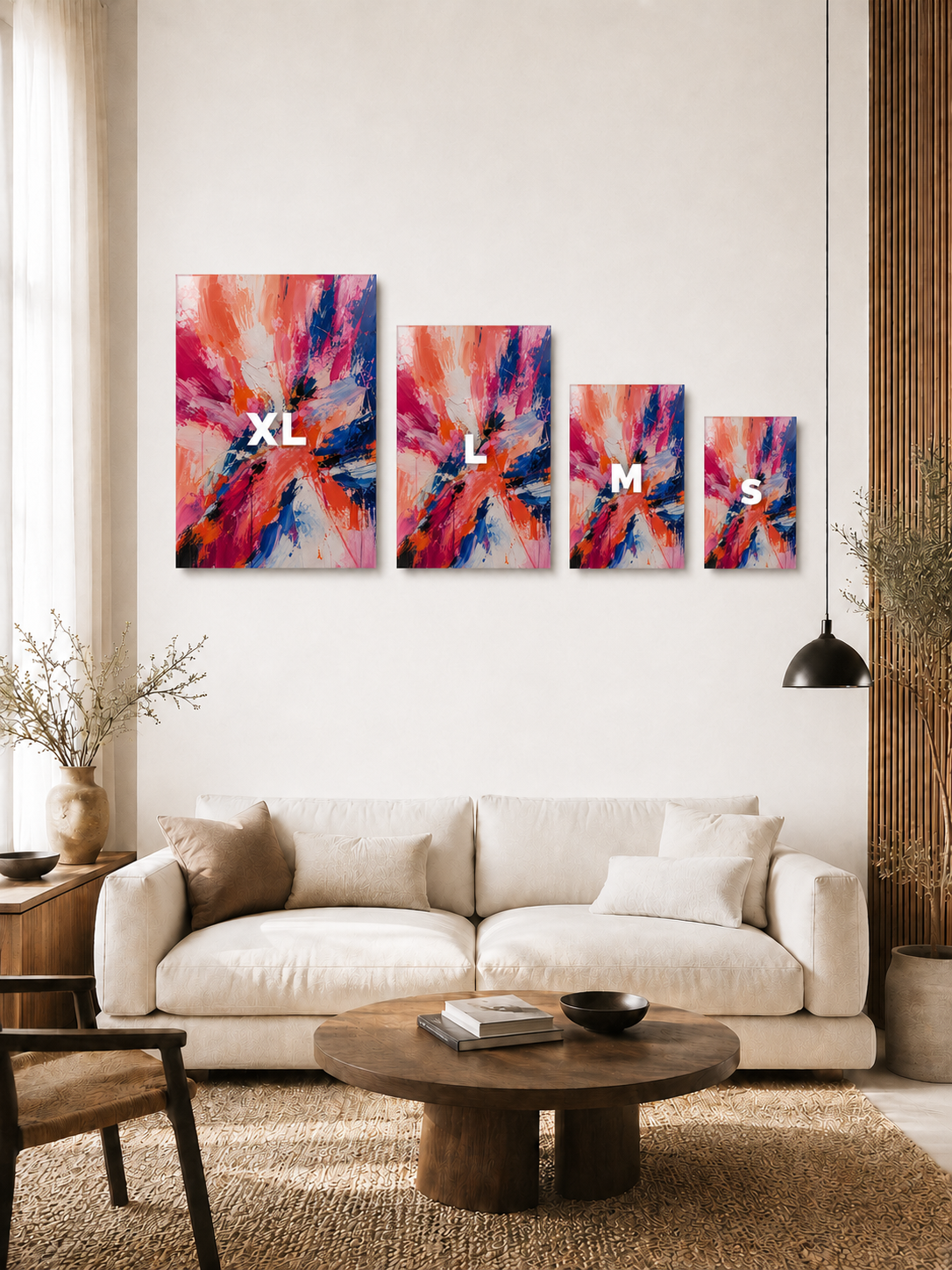 Blue and Pink Paint Splatter