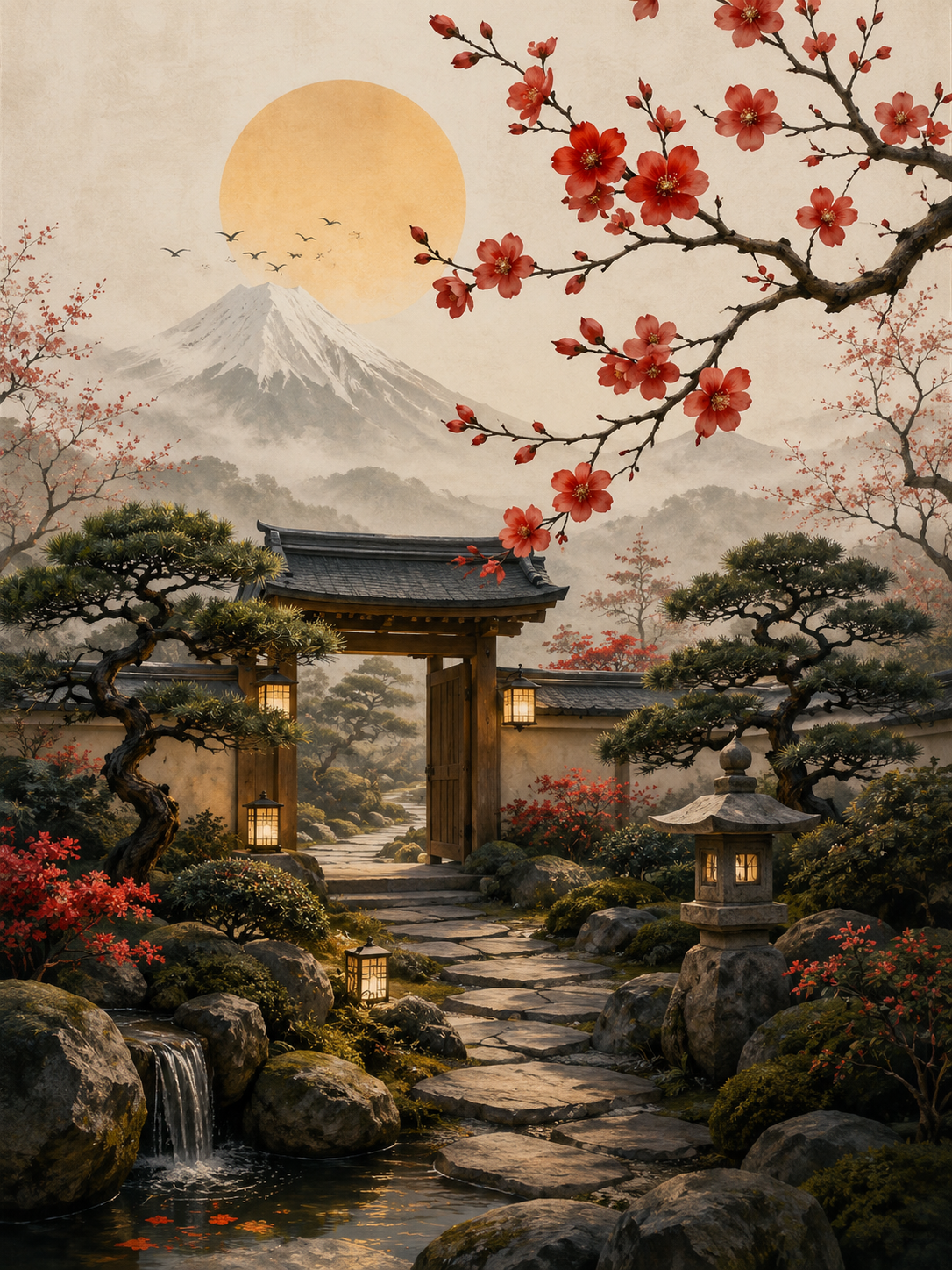 Vintage Japanese Landscape