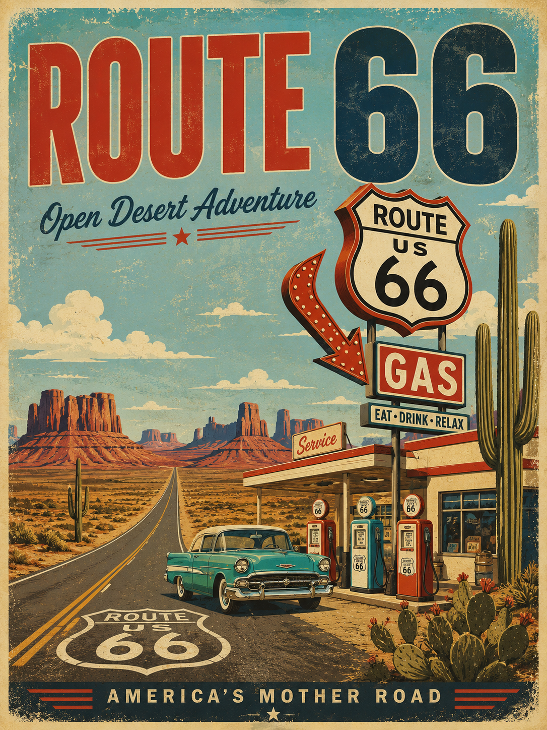 Route 66 Desert Adventure