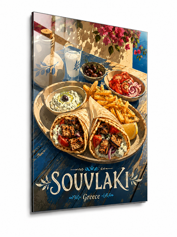 Vintage Greek Souvlaki