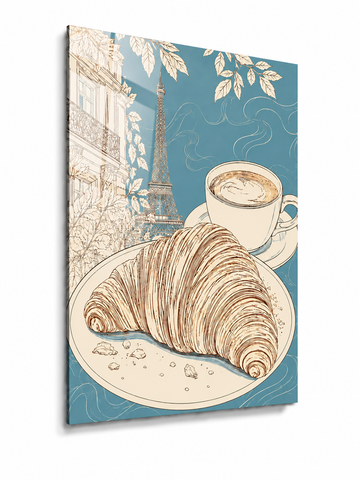 Vintage Paris Croissant